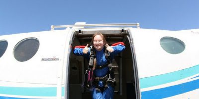 solo skydiving license