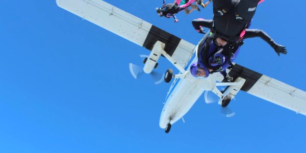 is skydiving hard on your body