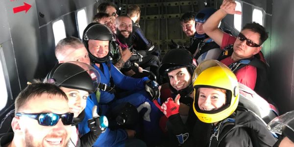 Fun Jumpers in Aircraft at Skydive Monroe near Atlanta