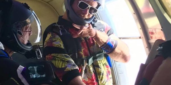 skydiving plane ride