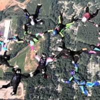 Georgia women's skydiving record image