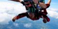 skydiving or bungee jumping