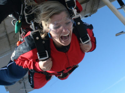 effects of skydiving on the brain