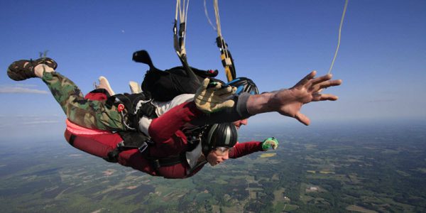 skydiving parachute